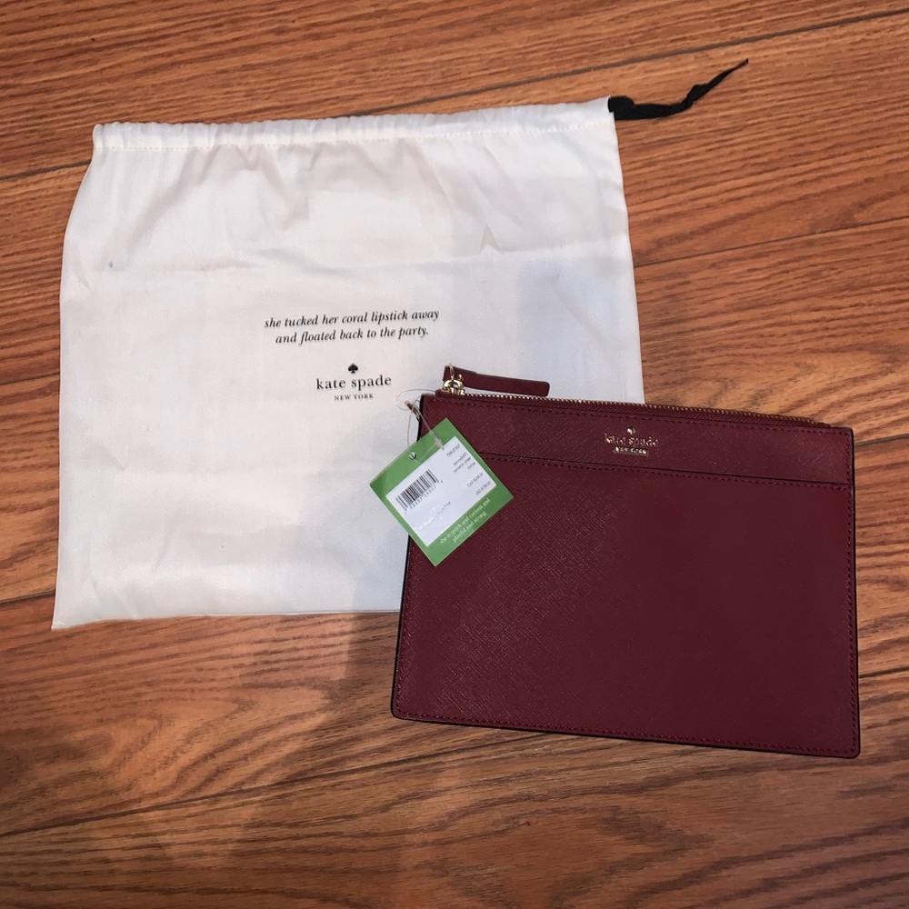 NWT Kate Spade Burgundy Crossbody